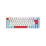 CHERRY MX-LP 2.1 Compact Wireless Keyboard - 65% 2.4GHz + Bluetooth 5.2, Low-Profile Mechanical, RGB, White