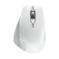CHERRY Stream Mouse Comfort - Wireless Ergonomic Right-Hand - White/Grey, 4000 DPI, AA Battery