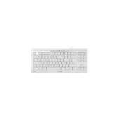 Cherry STREAM TKL Keyboard - White - Tenkeyless (87%), USB Wired, Scissor Switches, German QWERTZ, 94 keys