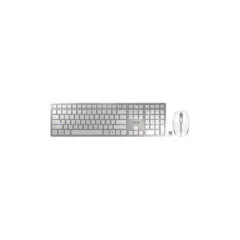 CHERRY TAS Desktop-Set - DW 9100 - Wireless EU-Layout, Silver