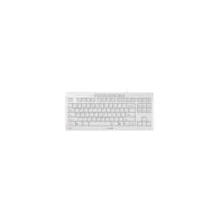 CHERRY TAS STREAM KEYBOARD TKL - Corded, EU-Layout grau