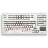CHERRY TouchBoard G80-11900LUMDE-0 - Grey, Cherry MX Black, Wired USB, Full-size QWERTZ with Touchpad