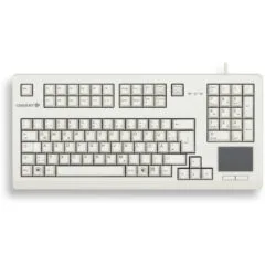 CHERRY TouchBoard G80-11900LUMDE-0 - Grey, Cherry MX Black, Wired USB, Full-size QWERTZ with Touchpad