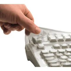 Cherry WetEx Keyboard Cover - G84-4100 - Transparent, 0.25 mm, 86-key