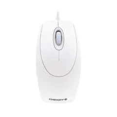 Cherry WheelMouse M-5400-0 - Wired Optical Ambidextrous Mouse, 1000 DPI, White-Gray
