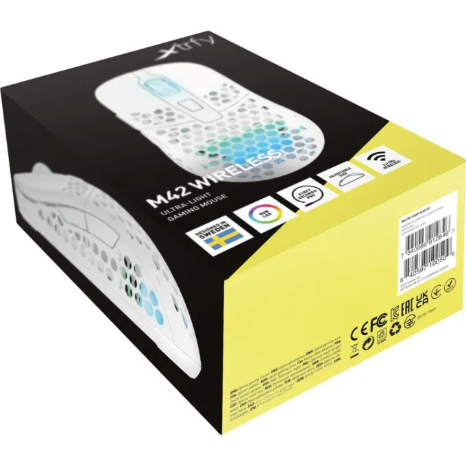 CHERRY XTRFY M42 RGB - Ambidextrous Wireless Gaming Mouse - White, 19,000 DPI — image 17