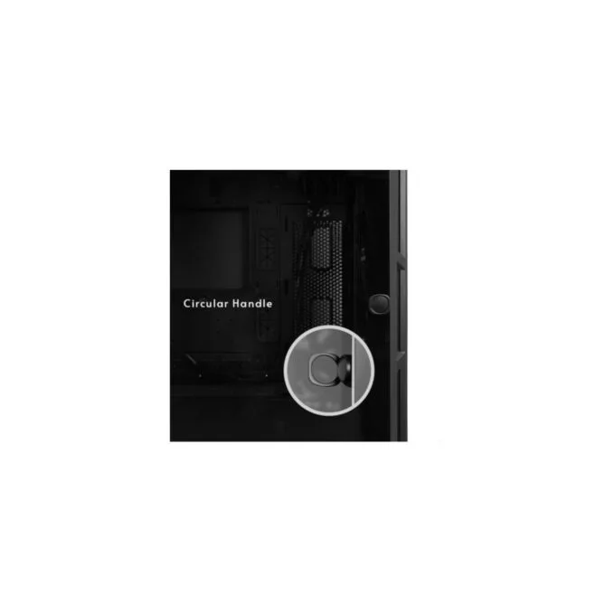 CHIEFTEC APEX AIR GA-01B-M-OP - E-ATX Mid-Tower Case, Black, 3x140mm PWM Fans, Supports 400mm GPU & 175mm CPU Cooler — image 7