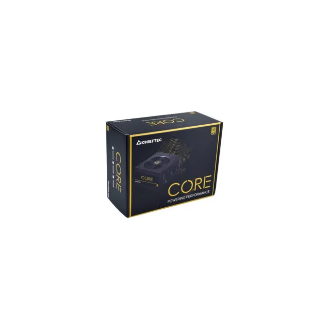 Chieftec CORE - BBS-600S - 600W 80 PLUS Gold Non-Modular PSU, Black — image 4