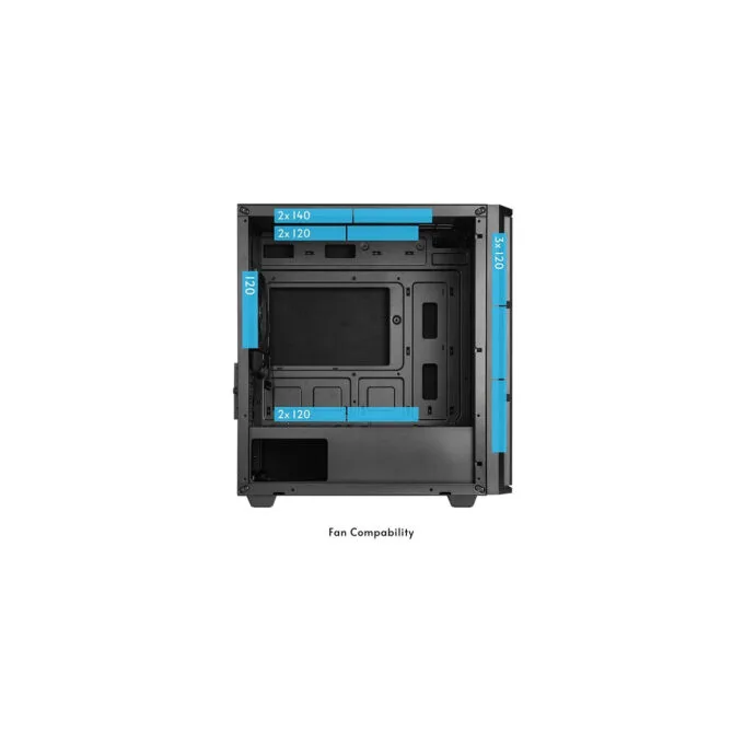 Chieftec Vita AZ-01B-OP PRO Mini mATX Tower Case Black USB-C 330mm GPU — image 12