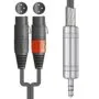 Chord CLASSIC Leads - 190.136UK - 3.5mm to 2 XLRF Stereo 1.0m