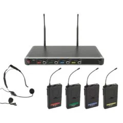 Chord Quad UHF System-Neck Lapel - NU4-N - Quad UHF System-Neck Lapel 171.844UK