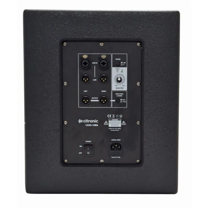 Citronic Active Sub - CASA-10BA - Active Sub 300Wrms 178.120UK — image 3