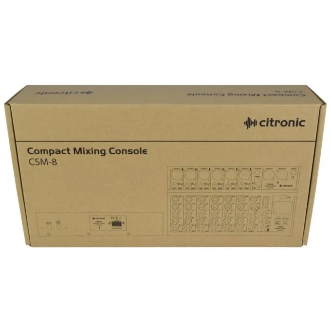 Citronic CSM-8 Mixer - 170.873UK - 8ch USB BT Play-Rec — image 6