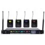 Citronic - TU4-N - Quad True Diversity Multi-UHF Wireless Microphone System (4 x Beltpacks) 171.044UK