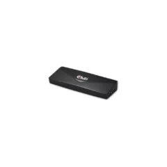 Club3D 4K Dockingstation USB3 - to 3xUSB3 HDMI DP DVI Black