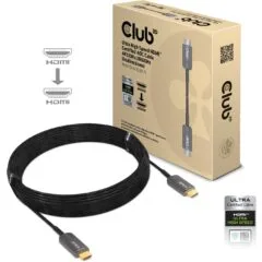 Club3D HDMI Cable A-to-A - 2.1 Active Optical 8K60Hz UHD - 10 m Retail