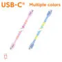Club3D Lifestyle USB-C Perlen-Kabel PD60W.480Mbps 2m rosa