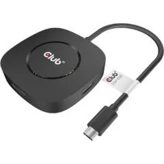Club3D MST-Hub USB 3.2 Type-C to 3x DisplayPort 1.4 St Bu retail - MST Hub
