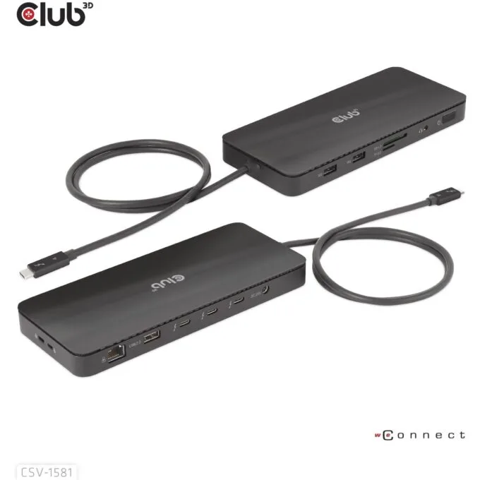 Club3D Thunderbolt4 Docking Station - 11-in-1, 2 Displays — image 2