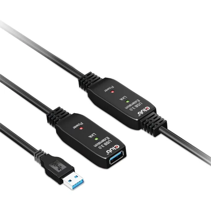 Club3D USB 3.2 A extension cable - 10m - active - 5 Gbps — image 1