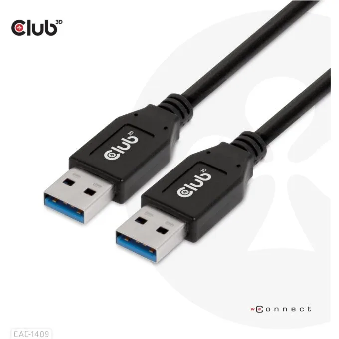 Club3D USB Type-A Cable - Gen2 0.5m 10 Gbps St St — image 1