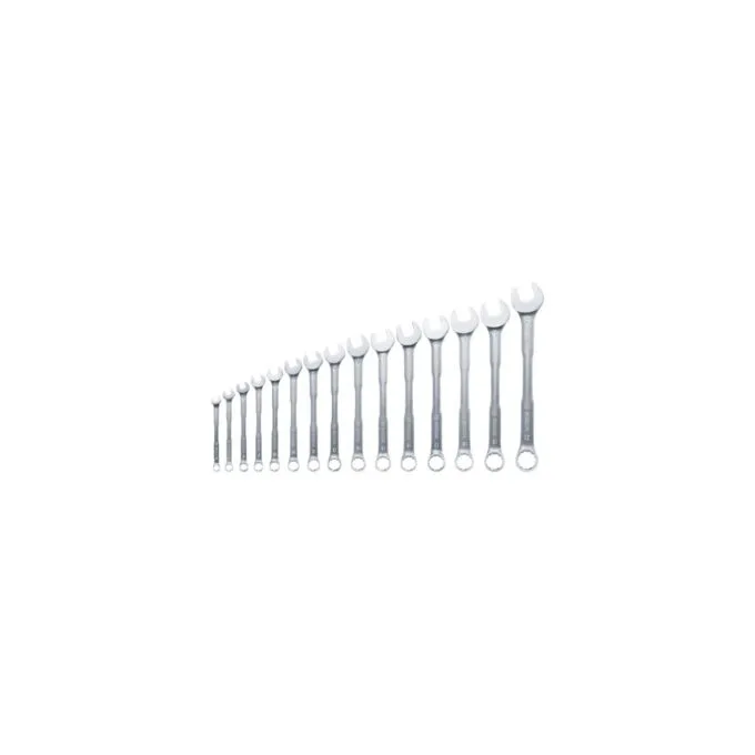 Combination open-end wrench set - 15 pieces, wrench — image 2