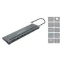 CONCEPTRONIC 12-1 Dock USB-C- to 2xHDMI 3xUSB-A DP + 18cm gr