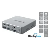 CONCEPTRONIC 15-1 Dock USB-C- to 2xHDMI 2xUSB-C 4xUSB-A +80W si