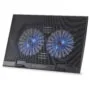 CONCEPTRONIC 2-Fan USB-A2.0 Laptop-Kühlpad 30Kg 17' sw