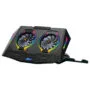 CONCEPTRONIC 2-Fan USB-A2.0 Laptop-Kühlpad 40Kg RGB 17' sw