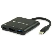 CONCEPTRONIC 3-1 Dock USB-C- to HDMI USB-A 60WPD 15cm sw