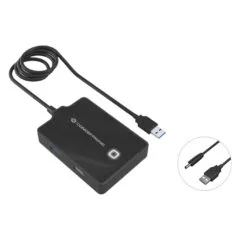 CONCEPTRONIC 4-Port Hub USB-A3.0- to 3xA2.0 A3.0 DC o.Netz. sw
