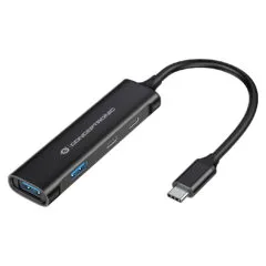 CONCEPTRONIC 4-Port Hub USB-C3.2Gen1- to 2xA3.0 2xC o.Netz. sw