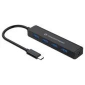 CONCEPTRONIC 4-Port Hub USB-C3.2Gen1- to 4xA3.0 o.Netz. sw