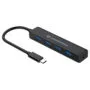 CONCEPTRONIC 4-Port Hub USB-C3.2Gen1- to 4xA3.0 o.Netz. sw