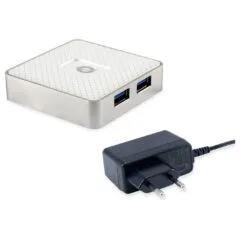 CONCEPTRONIC 4-Port Hub USB Micro-B- to 4xA3.0 m.Netz. ws