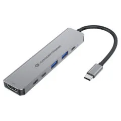 CONCEPTRONIC 6-1 Dock USB-C- to HDMI 2xUSB-A 2xUSB-C + 25cm gr