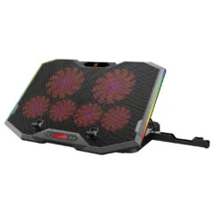CONCEPTRONIC 6-Fan USB-A2.0 Laptop-Kühlpad 30Kg RGB 17' sw