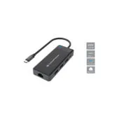CONCEPTRONIC 7-1 Dock USB-C- to 2xHDMI 3xUSB-A GbE + 25cm gr