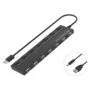 CONCEPTRONIC 7-Port Hub USB-A2.0- to 7xA2.0 DC o.Netz. sw