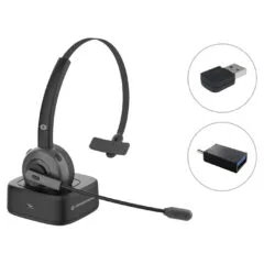 CONCEPTRONIC Headset Mono WLS BT5.0 Mikro ANC Dock +22Std sw
