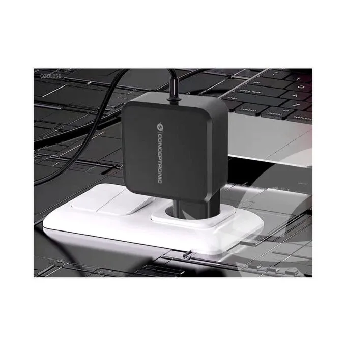 CONCEPTRONIC Ladegerät 1Port GaN USB-C Desk 100WPD3.0 PPS sw — image 5