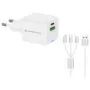 CONCEPTRONIC Ladegerät 2Port GaN 3-in-1 33WPD3.0 PPS ws