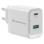 CONCEPTRONIC Ladegerät 2Port GaN USB-C -A 45WPD3.0 PPS ws
