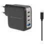 CONCEPTRONIC Ladegerät 4Port GaN 3xUSB-C 1xA100WPD3.0 PPS sw