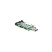 Converter USB 3.0 A male - to mSATA