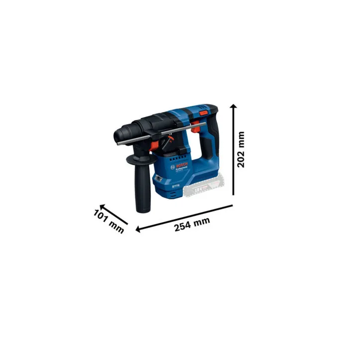 Cordless hammer drill GBH 18V-18 Professional solo, 18 volts — image 5