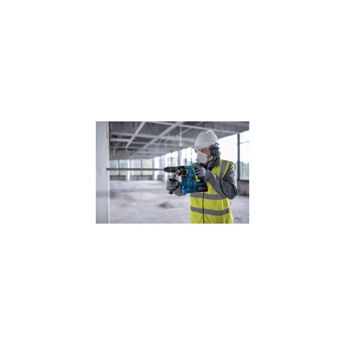 Cordless hammer drill - GBH 18V-28 CF Professional - with GDE 18V-16 — image 4