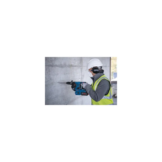 Cordless hammer drill - GBH 18V-28 CF Professional - with GDE 18V-16 — image 7