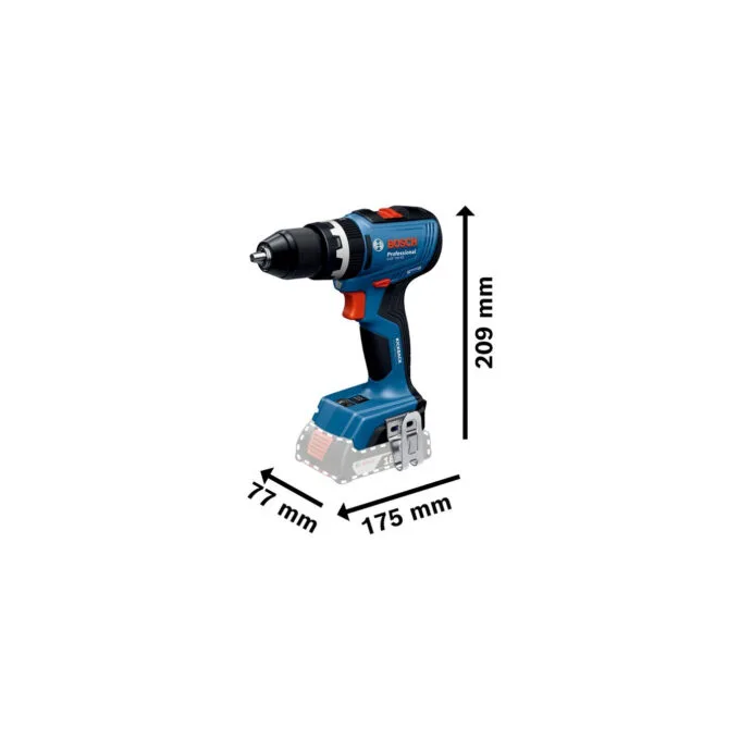 Cordless impact drill GSB 18V-65 Professional solo, 18 volts — image 3